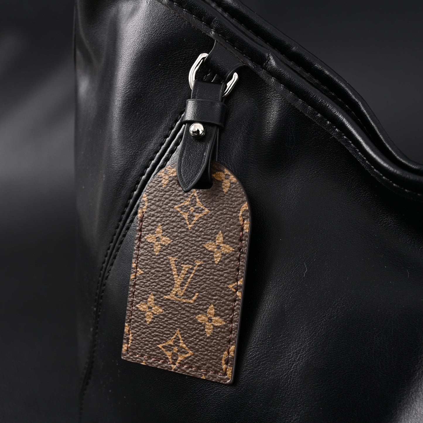 Louis Vuitton Graceful MM Black Monogram Hobo Bag