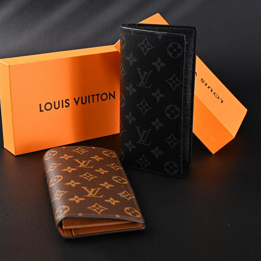Louis Vuitton Brazza Wallet – Monogram Eclipse Canvas Long Bifold (M61697)