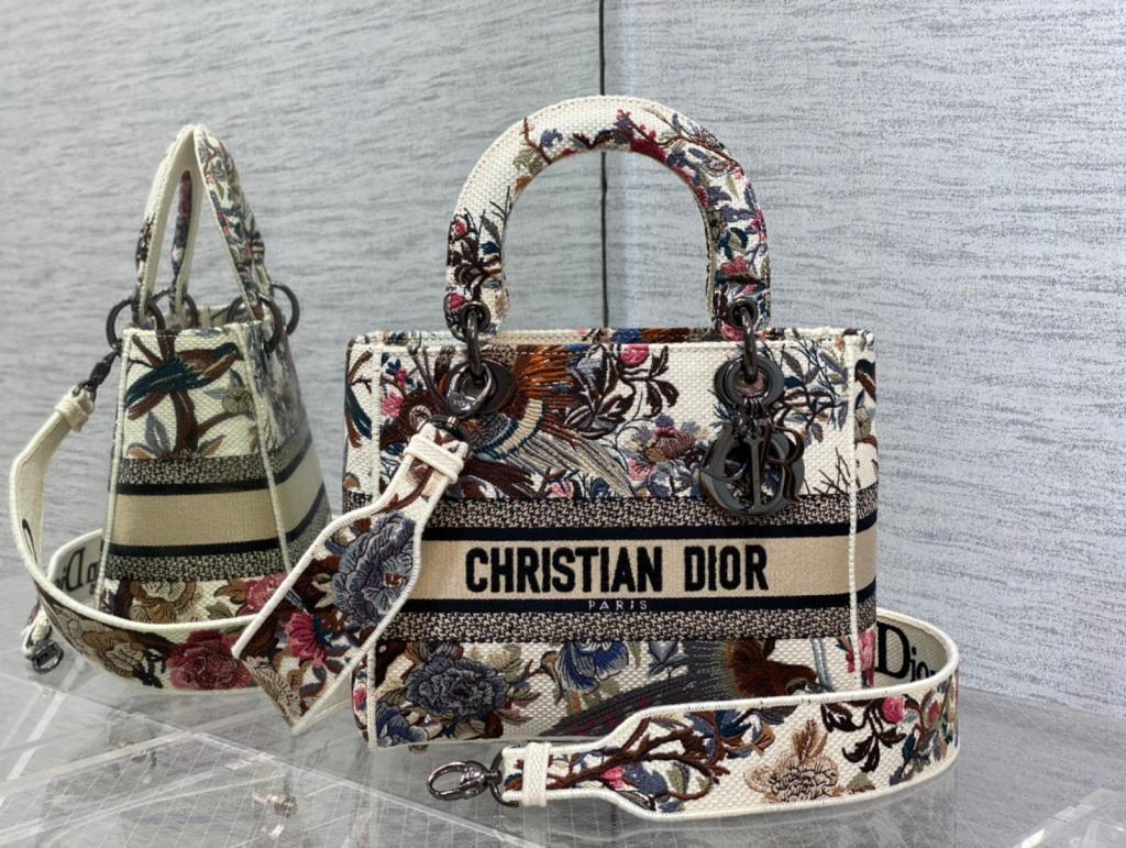 DIOR Jardin d'Hiver Lady D-Lite Bag